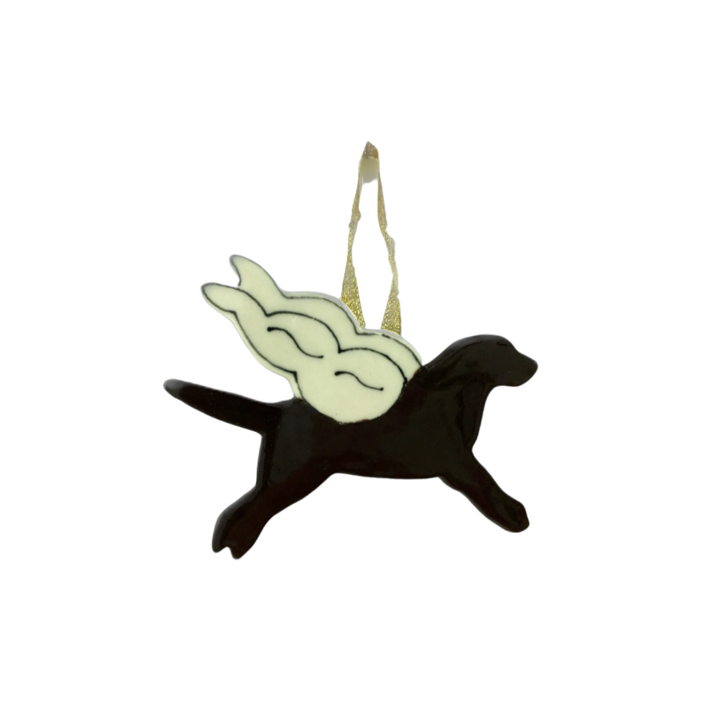 Labrador Retriever Angel Ornament