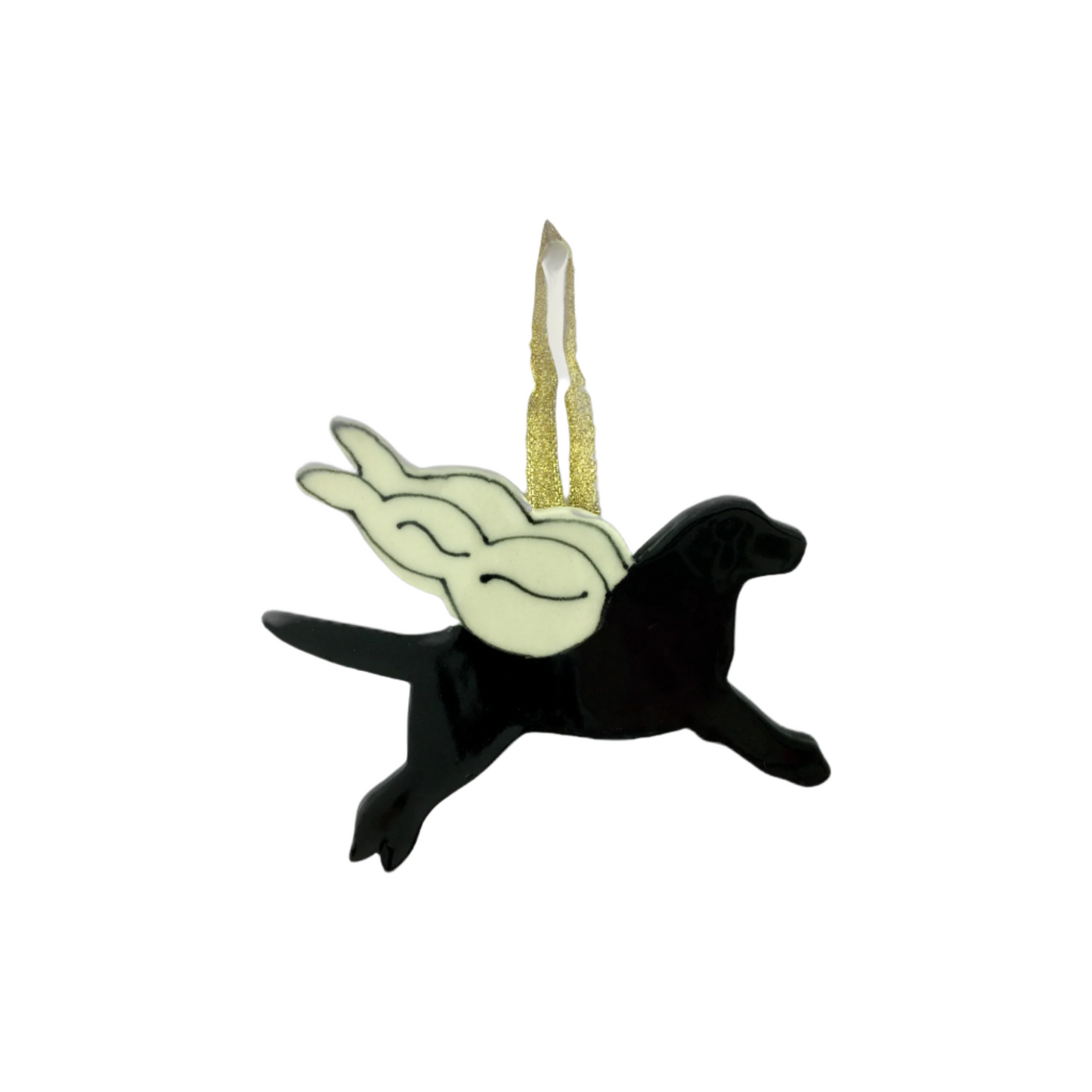 Labrador Retriever Angel Ornament