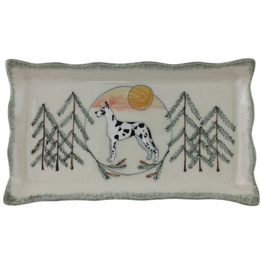 Harlequin Dane - appetizer plate