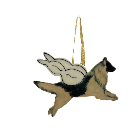 German Shepherd Angel Ornament