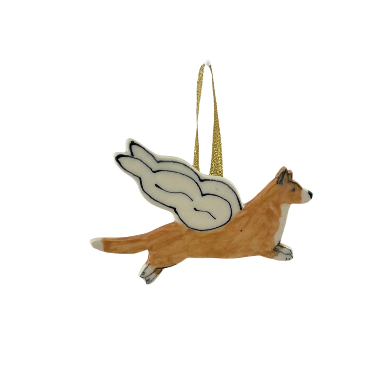 Cardigan Welsh Corgi Angel Ornament