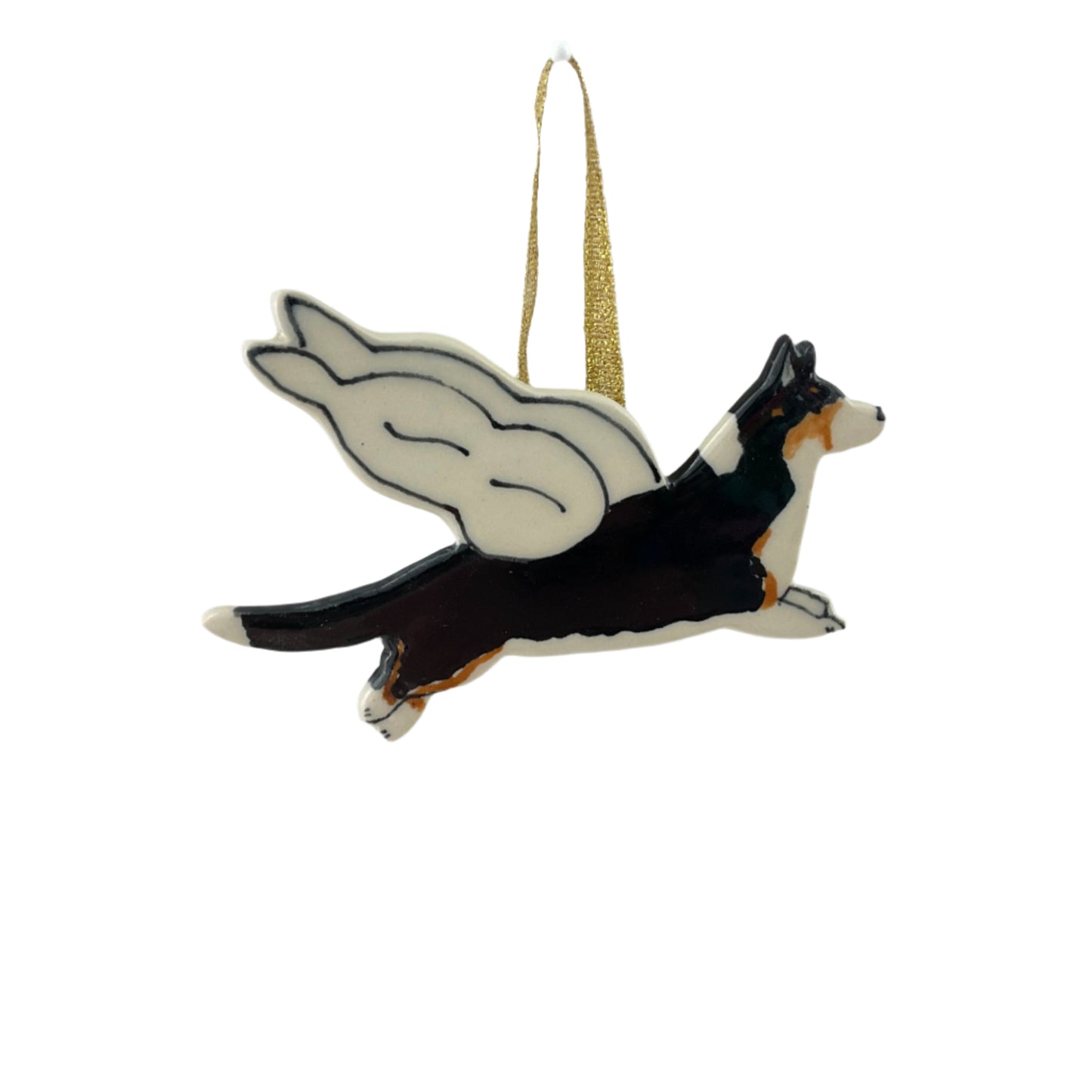 Cardigan Welsh Corgi Angel Ornament