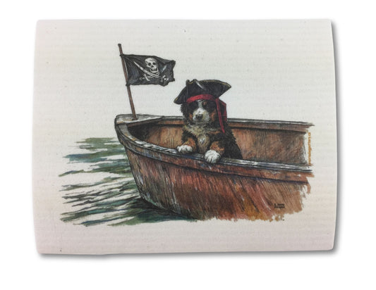 Lil' Berner Pirate Swedish Dish Cloth