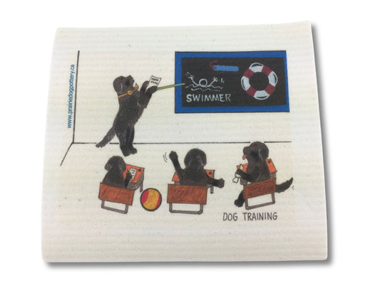 Newfoundland Dog Training Swedish Dish Cloth